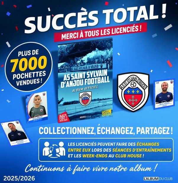 ALBUM DU CLUB : SUCCES TOTAL !