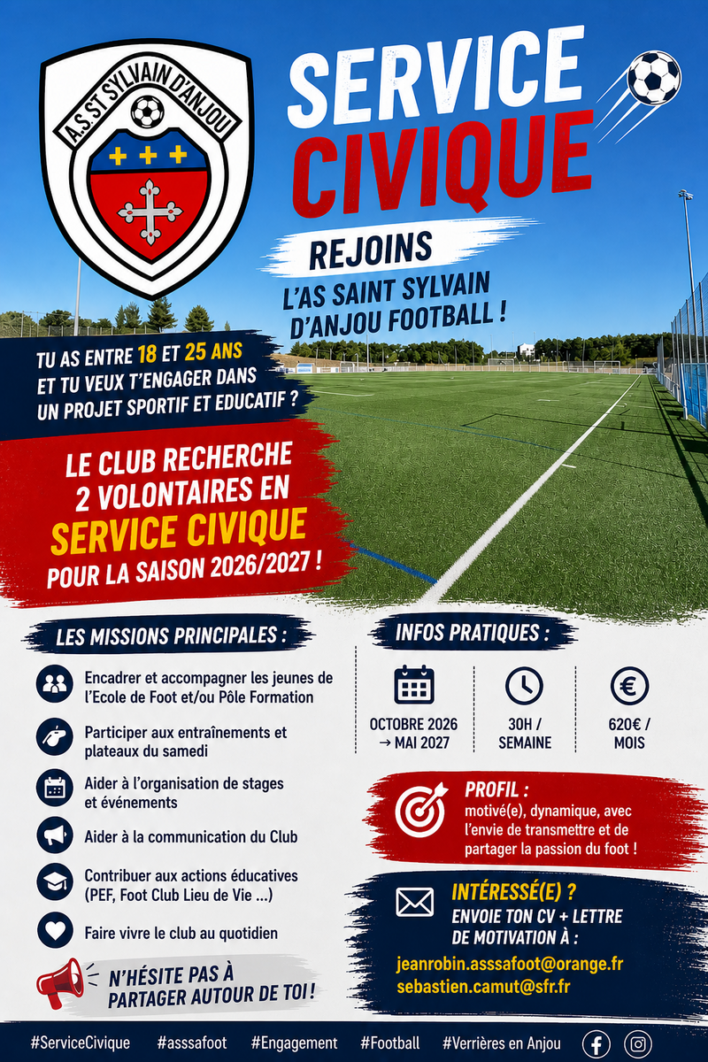 RECRUTEMENT SERVICES CIVIQUES 2026 2027 !