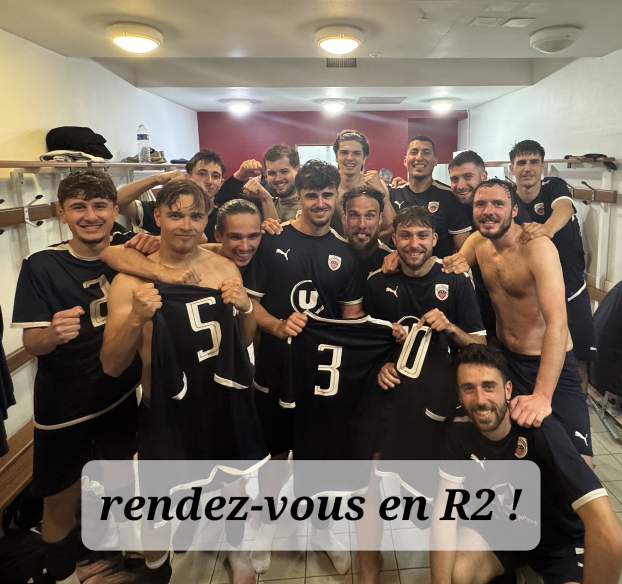 Équipe Fanion direction la R2 💪💪💪