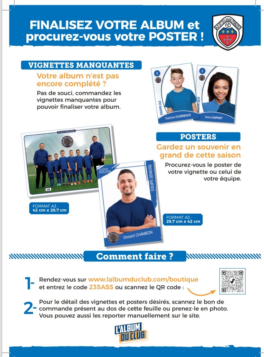Complétez votre album et profitez de l'offre posters !