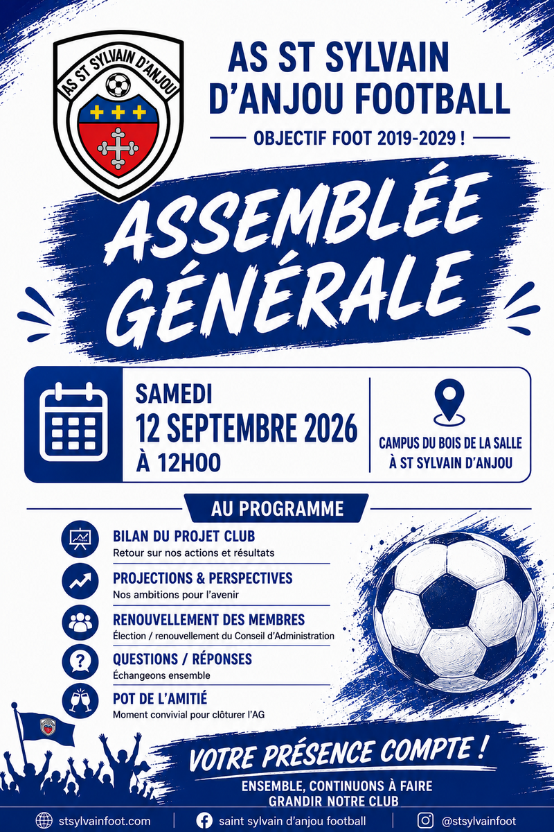 ASSEMBLÉE GÉNÉRALE DEMAIN 12 SEPTEMBRE 12H !