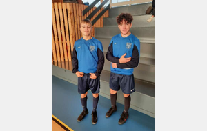 Deux U17 sélectionnés en équipe district !