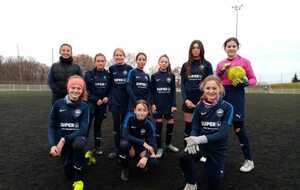 U13F beaucoup de courage malgré la défaite !