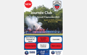 JOURNEE CLUB LE 9 SEPTEMBRE 2023