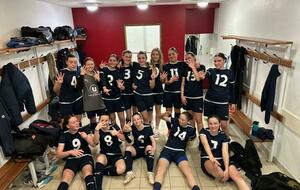 Nos U18F victorieuses 👏