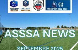 ASSSA NEWS SEPTEMBRE 2025 !