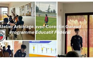 Atelier Arbitrage avec Corentin (Programme Educatif Fédéral)
