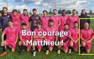 Bon courage Matthieu !