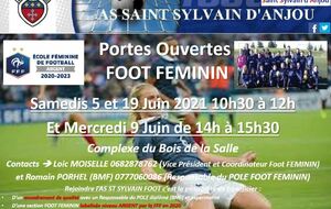PORTES OUVERTES ECOLE DE FOOT ET FOOT FEMININ
