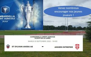 COUPE GAMBARDELLA RDV SAMEDI au CAMPUS !
