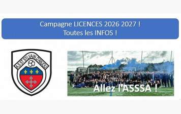 LICENCES 2026 2027 : LES INFOS !