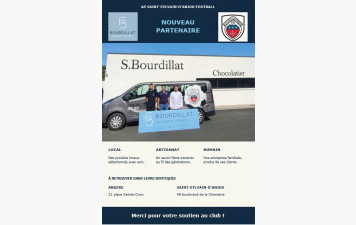 BOURDILLAT : nouveau partenaire de l'ASSSA FOOT !