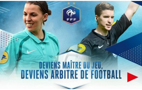Devenez arbitre FOOT FEMININ ou MASCULIN !