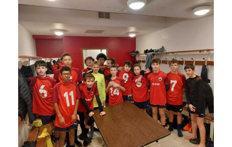 Belle victoire des U15 A !