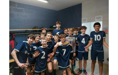 Belle victoire des U15 !