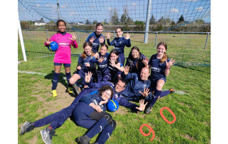 Belle victoire des U13F !