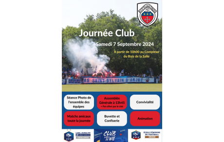 Journée Club ! 07 Septembre 2024