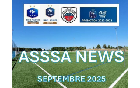 ASSSA NEWS SEPTEMBRE 2025 !