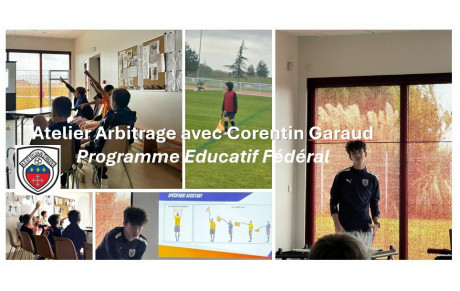 Atelier Arbitrage avec Corentin (Programme Educatif Fédéral)