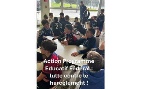 Programme Educatif Fédéral : Lutte contre le harcèlement !