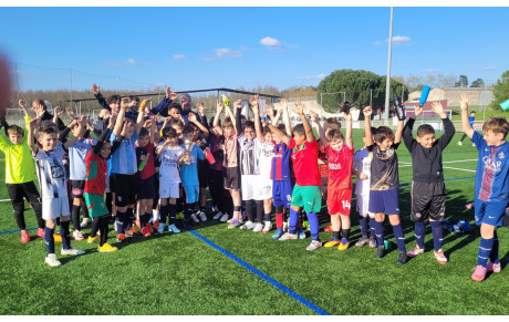 Un après midi festif pour nos jeunes de l'Ecole de Foot !