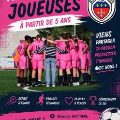 📣 Recrutement JOUEUSES POLE FÉMININ ⚽️