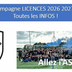 LICENCES 2026 2027 : LES INFOS !