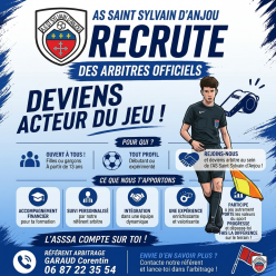l'ASSSA RECRUTE DES ARBITRES !