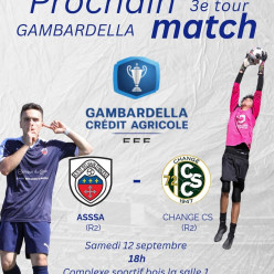 U18 rdv samedi 12 pour la Gambardella !