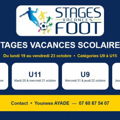 STAGES VACANCES TOUSSAINT !